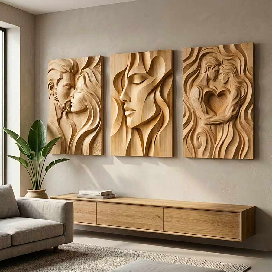 tallado de madera en Pino